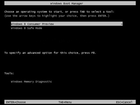 Bật/Tắt Windows 8 Boot Manager: Chuyển sang Windows 7 Boot Manager Old